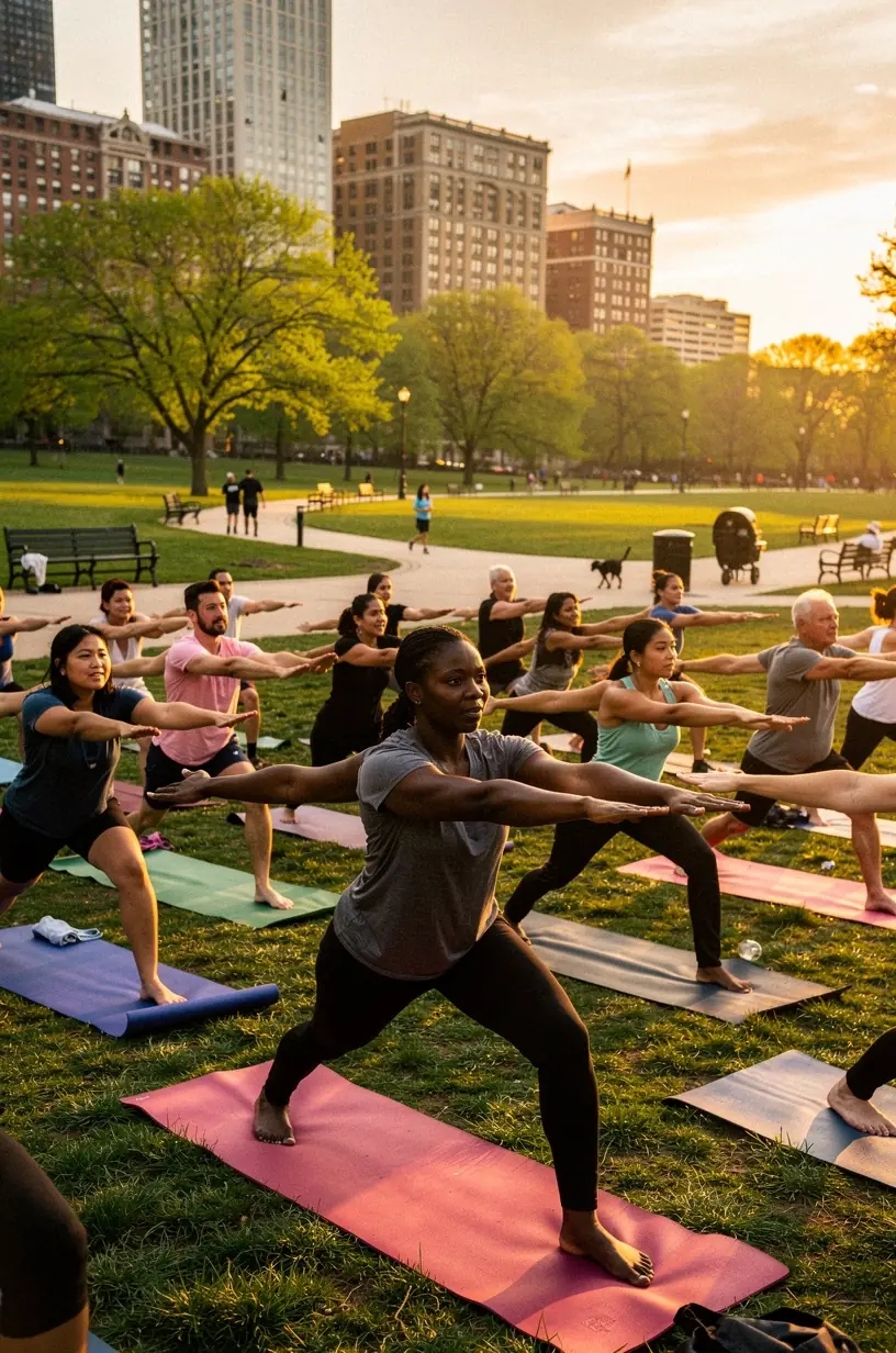 Group travelers engaging in meaningful connections during trip