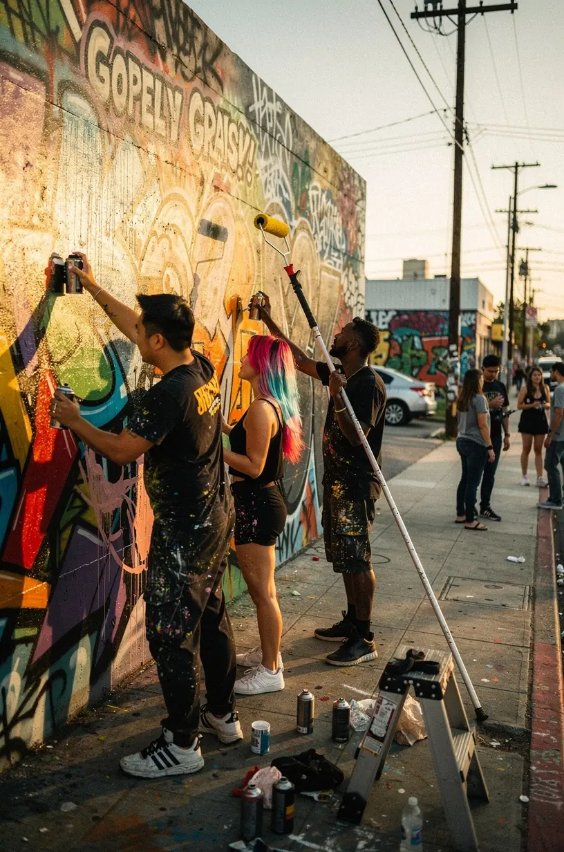 Group of travelers planning an organized trip together